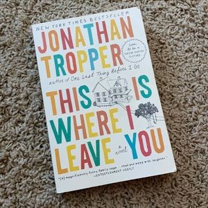 This is Where I Leave You by Jonathan Tropper book